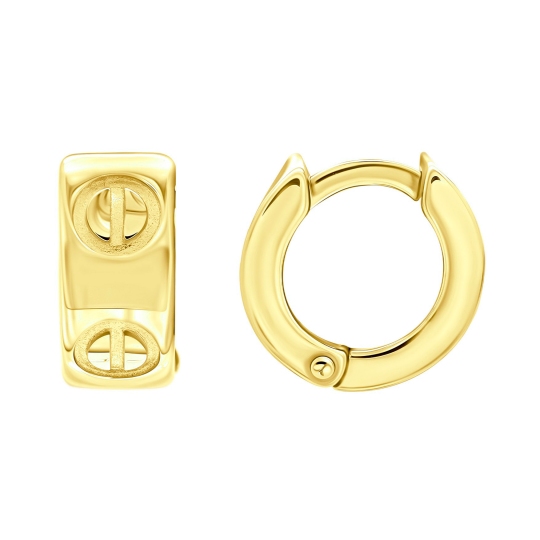 Серьги из лимонного золота