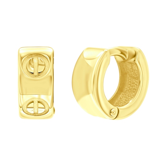 Серьги из лимонного золота