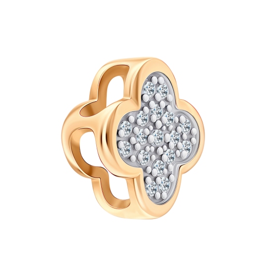 Подвеска из золота с фианитами