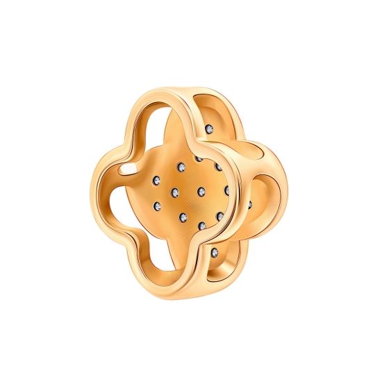 Подвеска из золота с фианитами