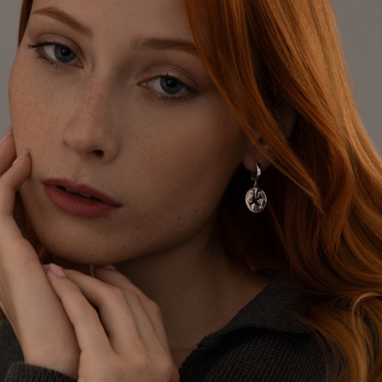 Серьги из серебра