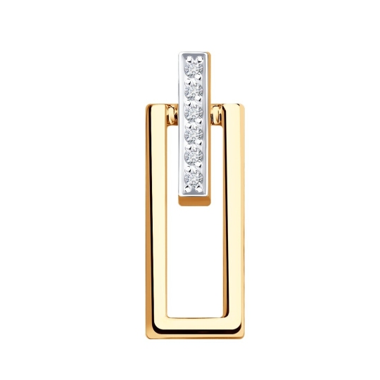 Подвеска из золота с бриллиантами