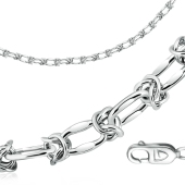 Цепь из серебра плетения 