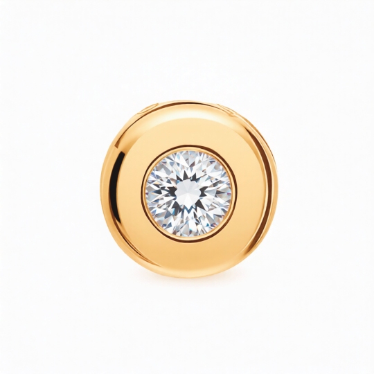 Подвеска из золота с фианитом