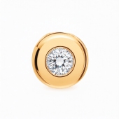 Подвеска из золота с фианитом