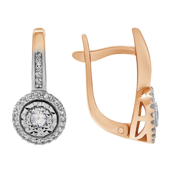 Серьги из золота с бриллиантами