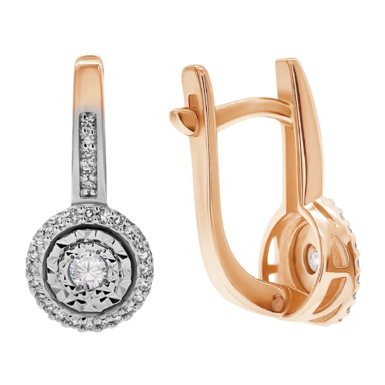 Серьги из золота с бриллиантами