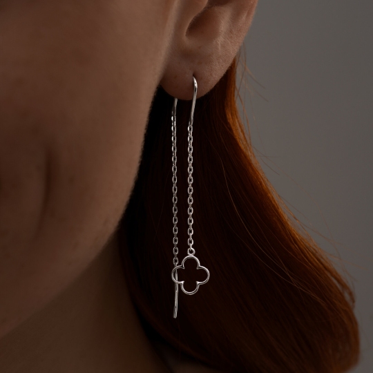 Серьги из серебра