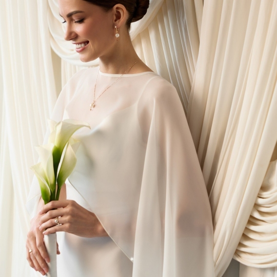 Кольцо из золота с жемчугом