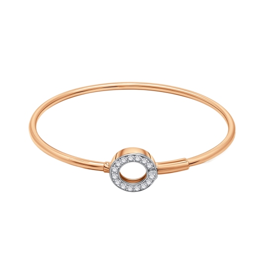 Браслет из золота с фианитами