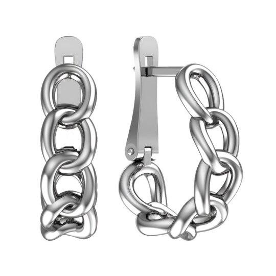 Серьги из серебра