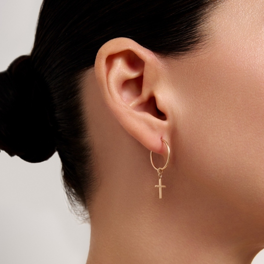 Серьги-трансформеры из золота