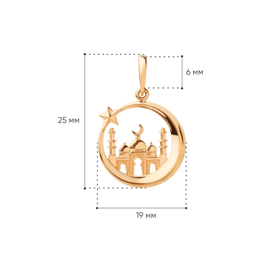 Подвеска из золота