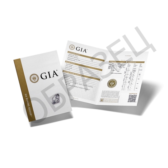 Серьги из белого золота с бриллиантами 1,0 ct