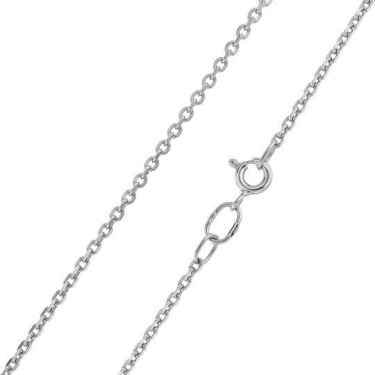 Цепь из белого золота плетения 