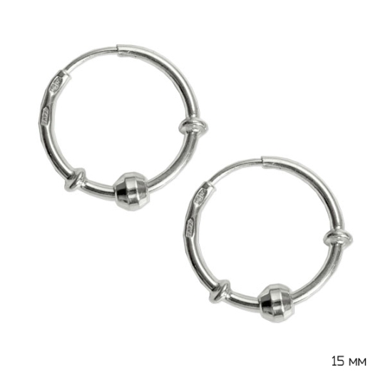 Серьги из серебра