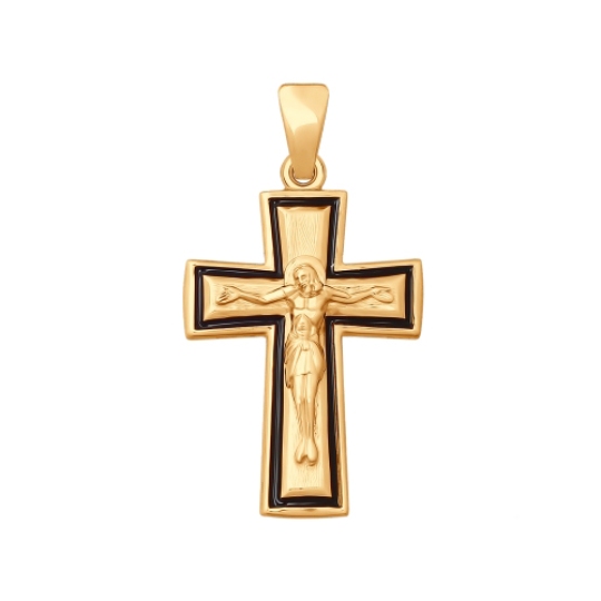 Подвеска из золота с эмалью